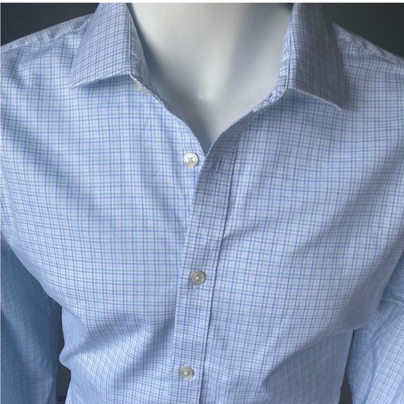 Tommy Hilfiger, The Flex Collar, Athletic Fit Cotton Dress Shirt, 16.5” 36/37 - Picture 3 of 12
